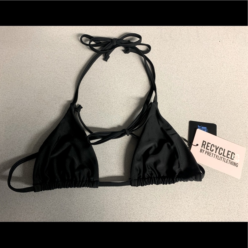 NWT Black Bikini Top